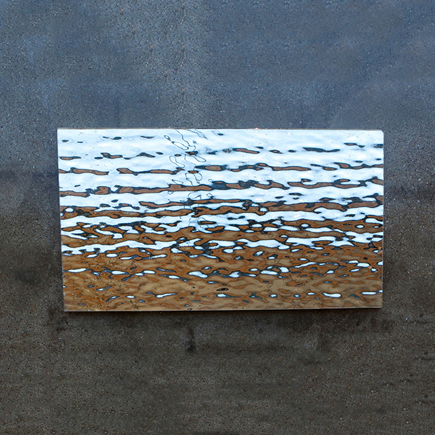 Silvered Textured Glass Sample Image 16