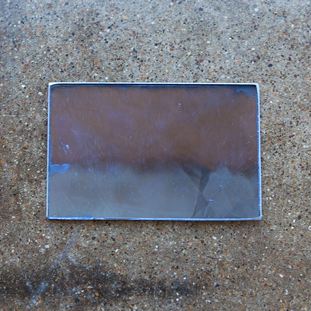 Silvered Textured Glass Sample Image 20