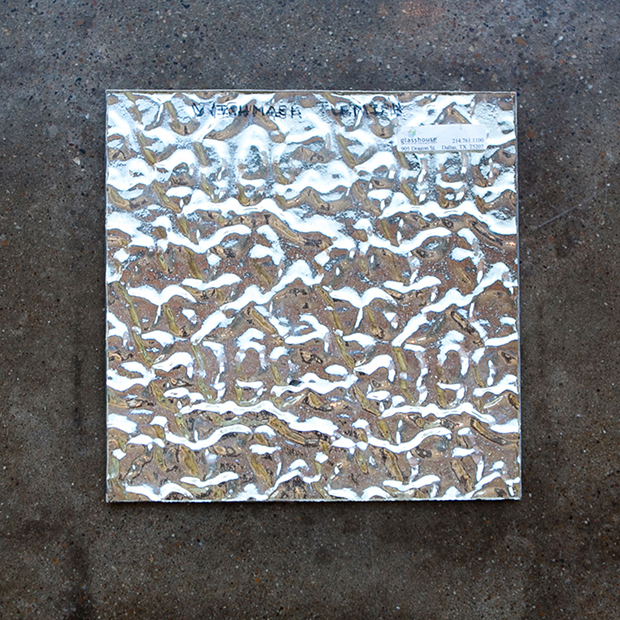 Silvered Textured Glass Sample Image 29