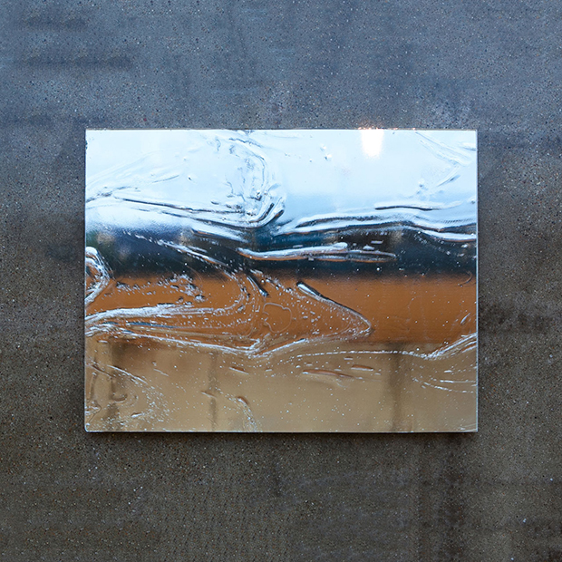 Silvered Textured Glass Sample Image 42